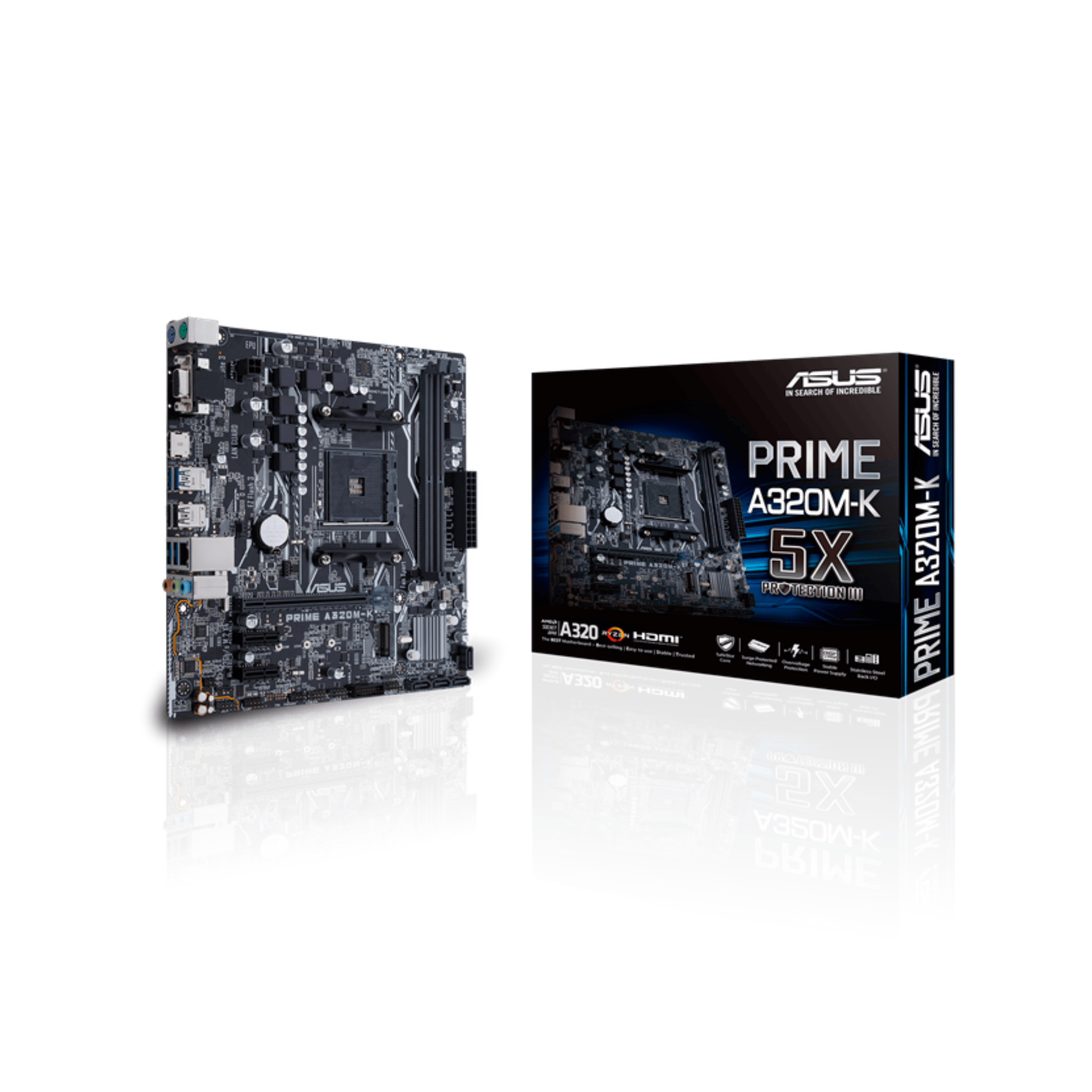 Asus Prime A320M-K AM4 uATX Motherboard Asus Prime A320M-K AM4 uATX Motherboard